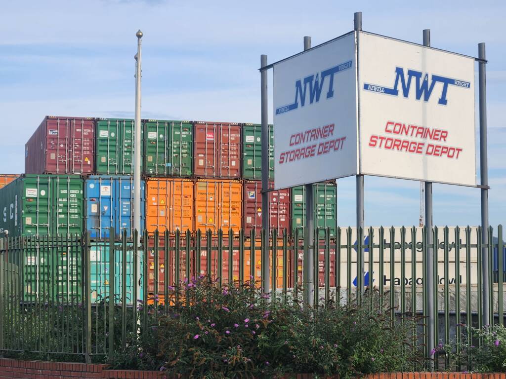 container storage yard